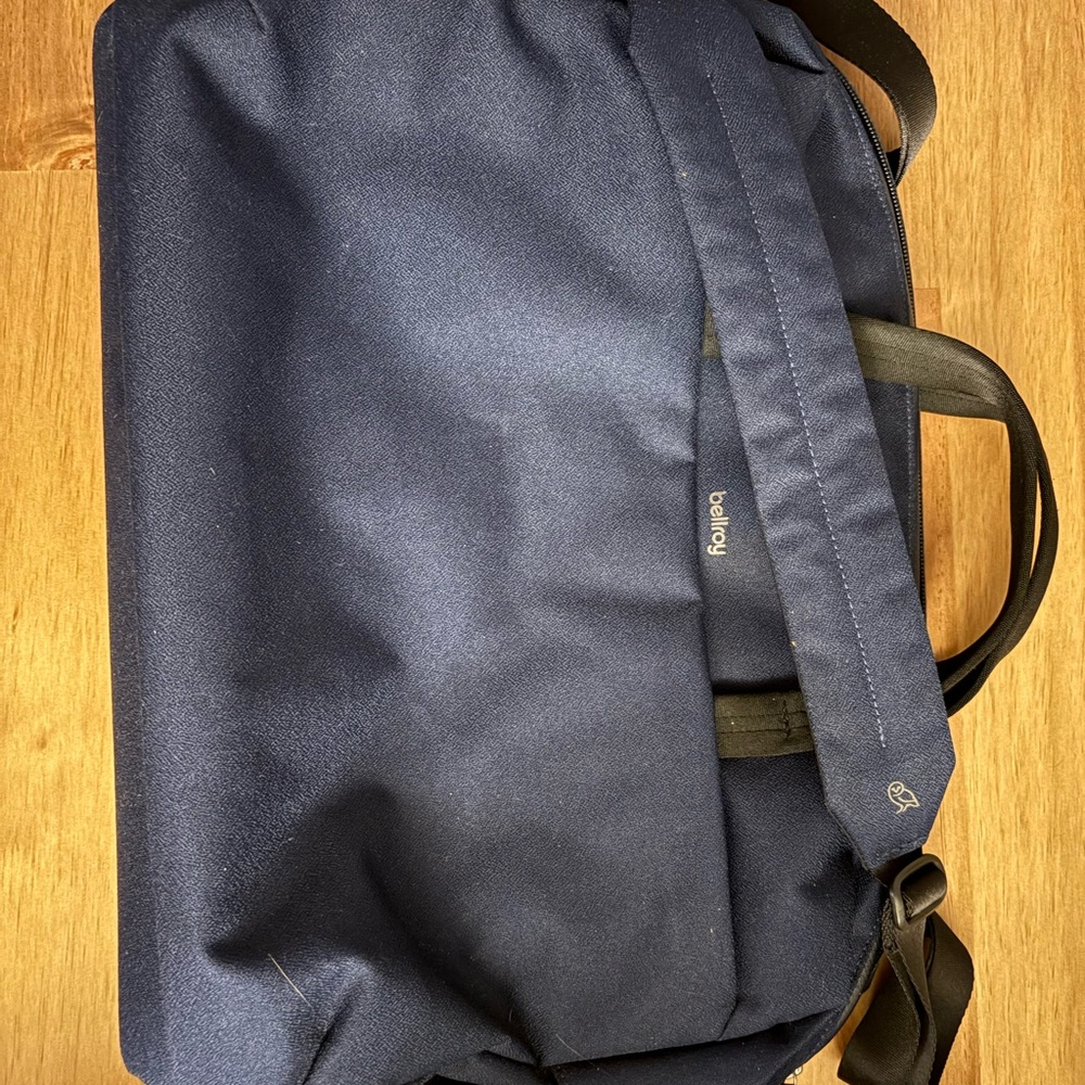 Bellroy Via Work Bag Navy Messenger Bag Sleek Modern Design